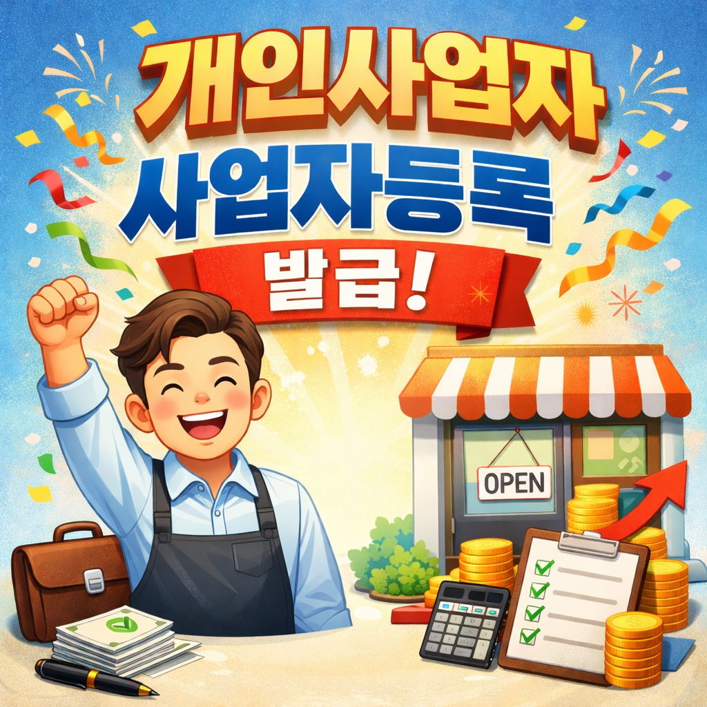사업자등록증 개인사업자 등록 방법 완벽 정리 (발급 절차, 준비서류, 신청방법)